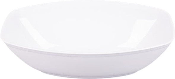 Fineline Settings - 64 Oz White Oval Plastic Bowl - 456.WH