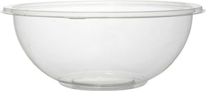 Fineline Settings - 320 Oz Clear PET Plastic Salad Bowl, 25/cs - 5320-CL