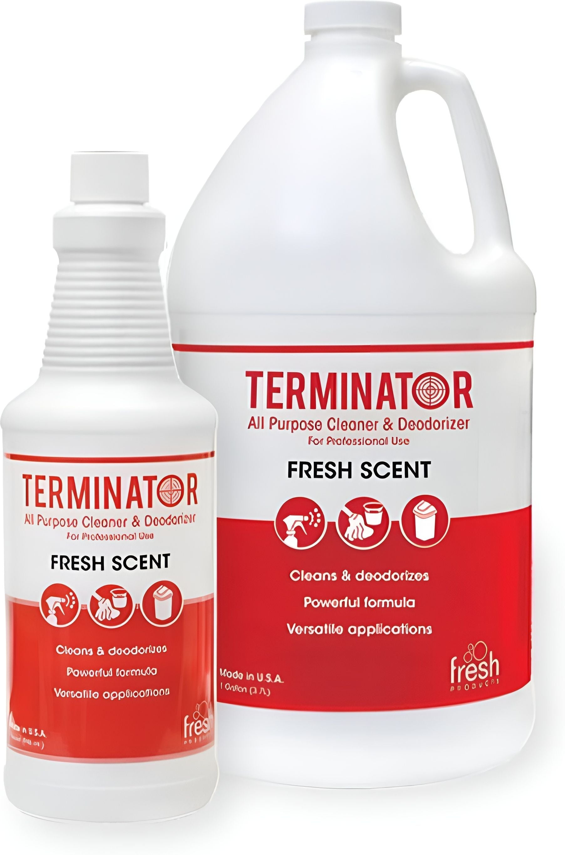Fresh Products - Terminator Surface Cleaner And Deodorizer, 4 Liters Per Jug - TERMGF000I004M67