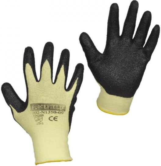 Forcefield - Size 11 Cut Resistant Nitrile Coated Work Gloves with Black Palm - 002N135011