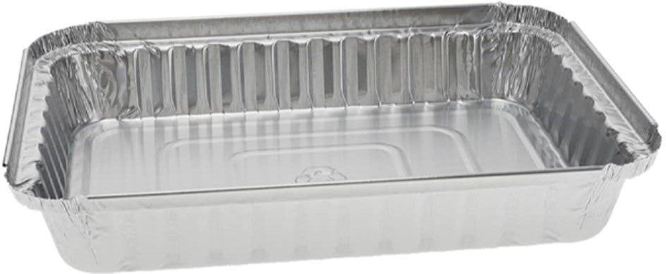 Pactiv Evergreen - 1.5 lb Oblong Aluminum Takeout Container, 400/Cs - Y76830
