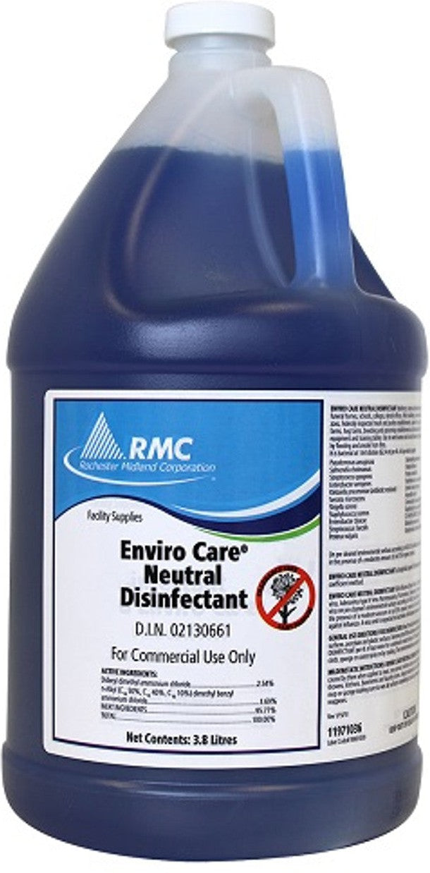 Rochester Midland - 3.8 L Enviro Mix Neutral Disinfectant No Fragarance, 4/Cs- 11971036