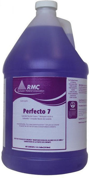 Rochester Midland - Perfecto 7 Lavender Scent Neutral Cleaner 9.5L, 2Jug/Cs - 11974146