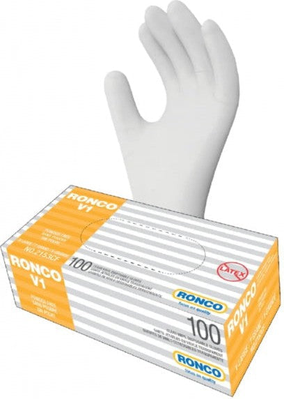 RONCO - X Large Vinyl Gloves, 100/cs - 2153BP