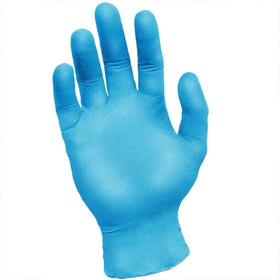 RONCO - Medium Blue Nitech Powder-Free Gloves, 100/bx - 375
