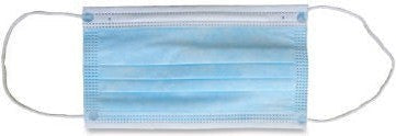 RONCO - Blue Pro-Tec Disposable Pleated Face Mask with Earloops, 50/bk - 5614