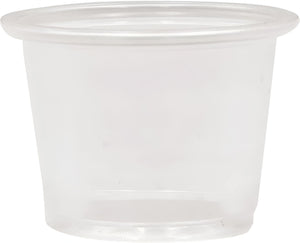RitePak - 1 Oz Clear Plastic Portion Cups - 2500/Cs - PC100