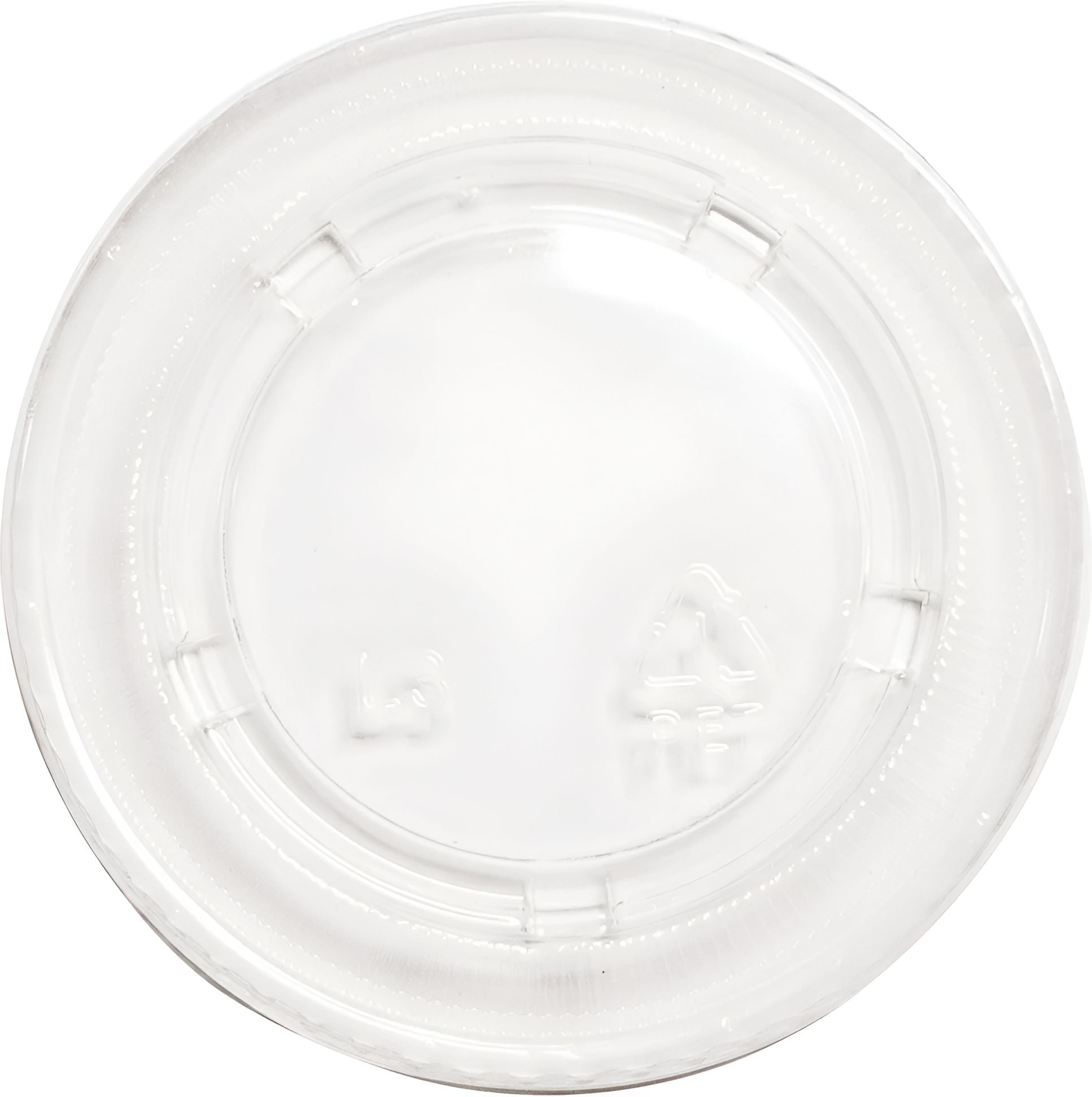 RitePak - 4 Oz Clear Plastic Portion Cup Lid, 2500/Cs - PL400