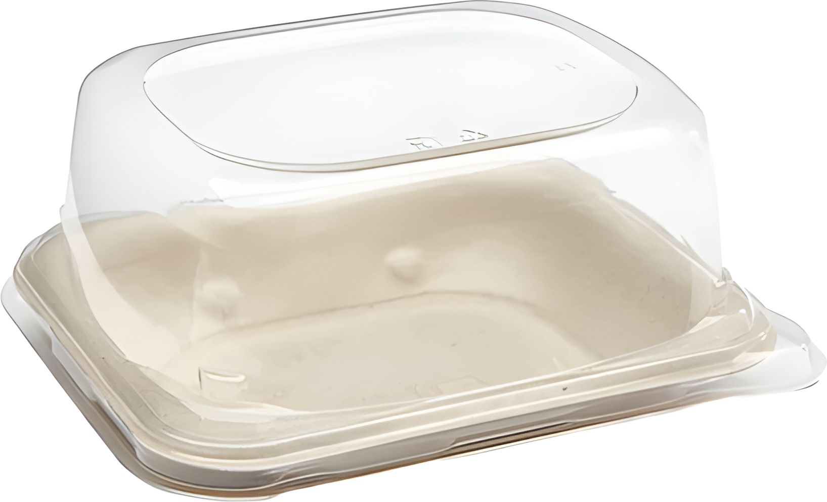 Sabert - Clear Lid for Pulp Sandwich Containers, 300/cs - 534555D