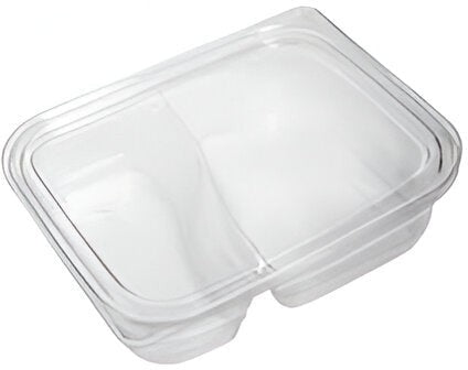 Sabert - Clear Flat Lid Fits For 169572B450 Plastic Containers, 450/Cs - 569570B450