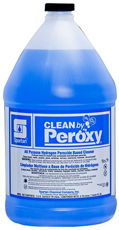 Spartan - Clean By Peroxy 1 Gallon Fresh Spring Rain Scent Multi-Purpose Cleaner, 4Jug/Cs - 003504C