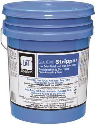 Spartan - 5 Gall L.O.E Low Odour Finish and Wax Emulsifier Stripper - 006105C