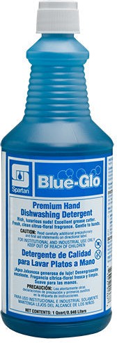 Spartan - Blue-Glo Premium Hand Dish-Washing Detergent, 12Bt/Cs - 311103C
