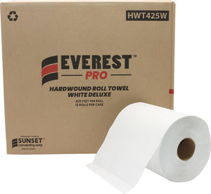 Everest Pro - 425 Feet White Roll Towel, 12 Rl/Cs - HWT425W