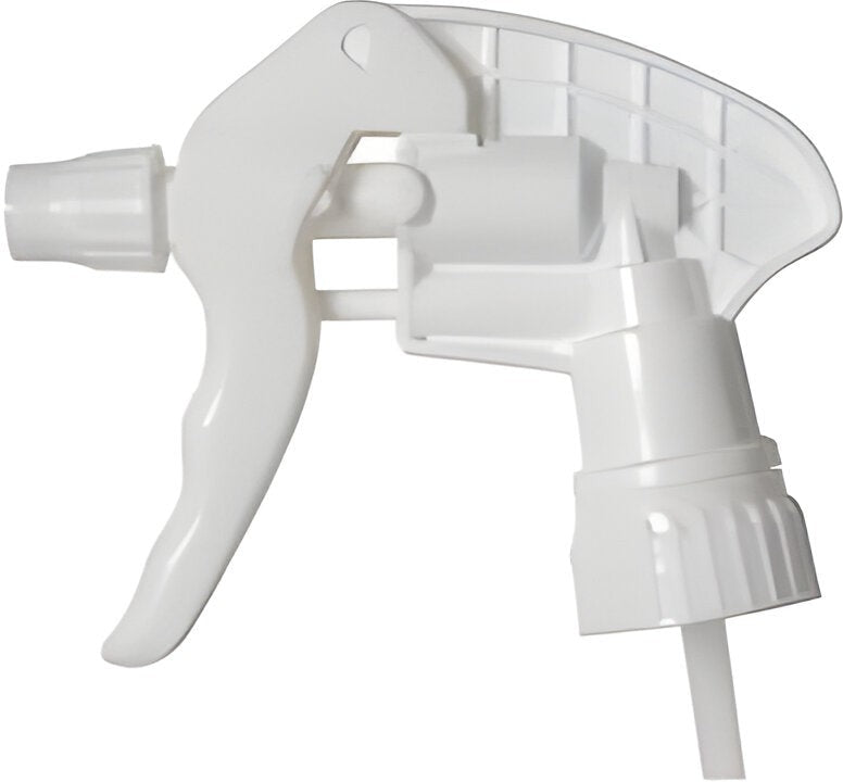 TiSA - 8" White Solvent Resistant Trigger Sprayer, 100/cs - TS0118