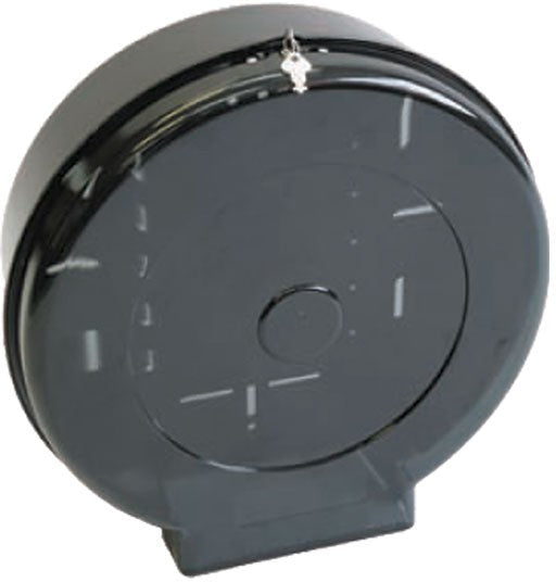 TiSA - 12" Black Senior JRT Toilet Tissue Dispenser, 3/cs - TS0397