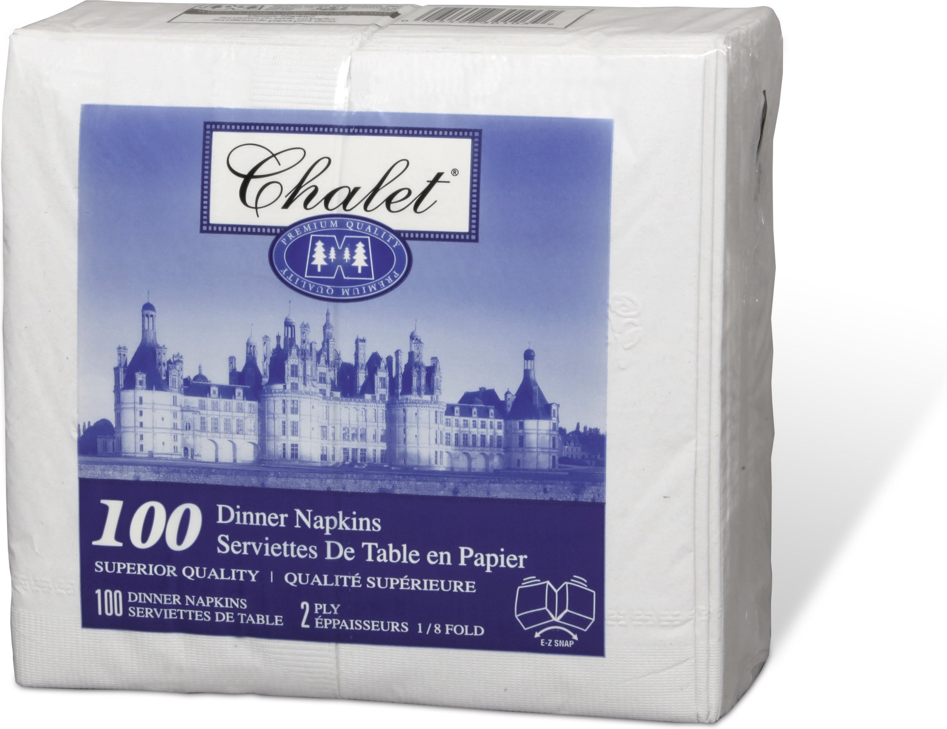 Chalet - 8 Fold 2-ply Dinner Napkins, 3000/Cs - 07130