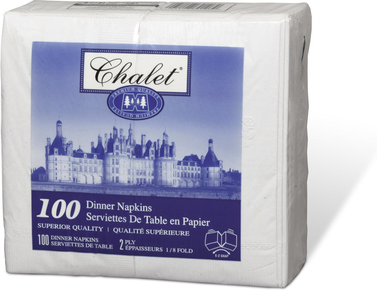 Chalet - 8 Fold 2-ply Dinner Napkins, 3000/Cs - 07130