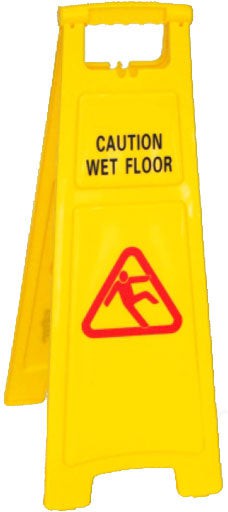 TiSA - Yellow Wet Floor Sign, 10/cs - TS6111