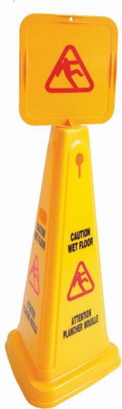 TiSA - 27" Yellow Safety Cone, 5/cs - TS6278