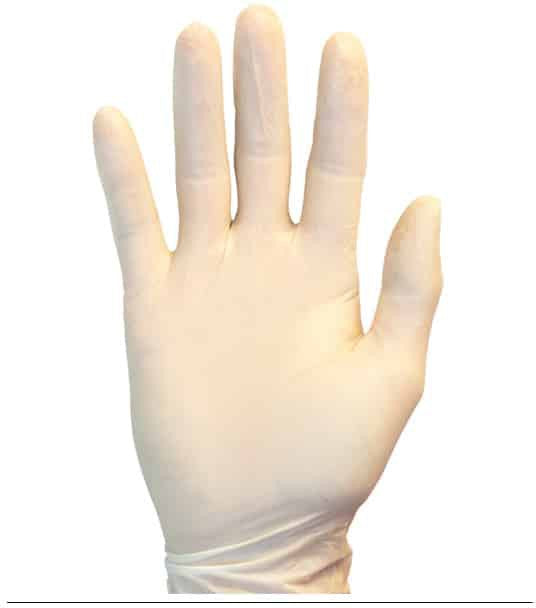 Ralston CanSafe - X-Large Powder-Free Safety Zone 4 mil Latex Glove, 100/Bx - GRPRXL1T