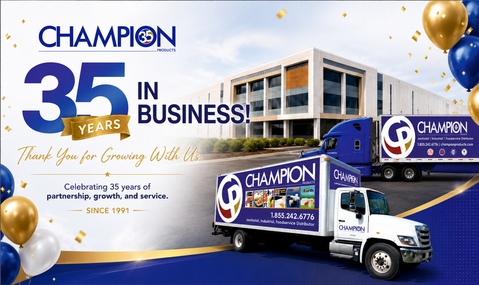 Champion Products is Turning 35 — And You're Invited to Celebrate With Us