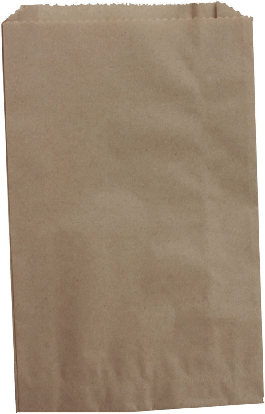 Atlas Paper Bag - 1/6th Brown Paper Kraft Grocery Bags, 500/Bn - 4600000