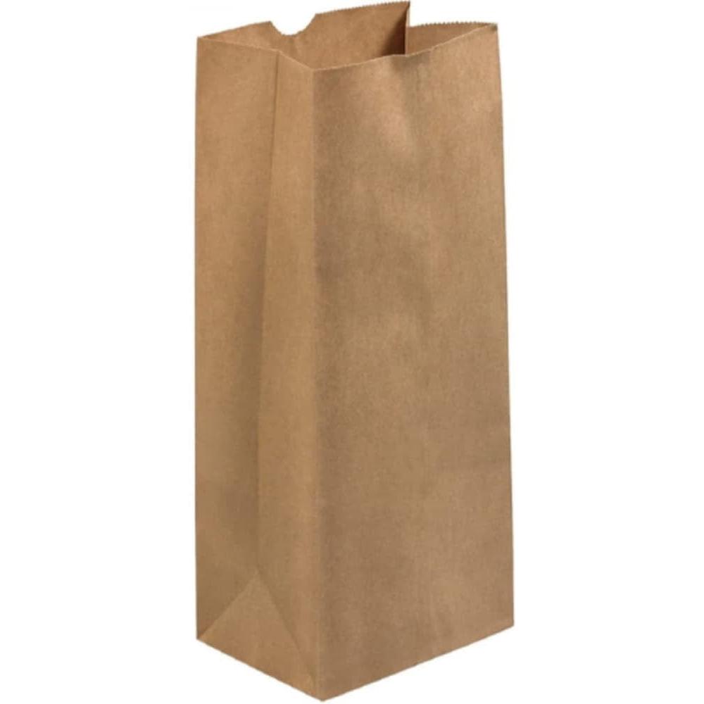 Rosenbloom - 6.25" x 3.75" x 12.5", 8 Lb Brown Paper Bag, 500 Per Bundle - 1000800C00