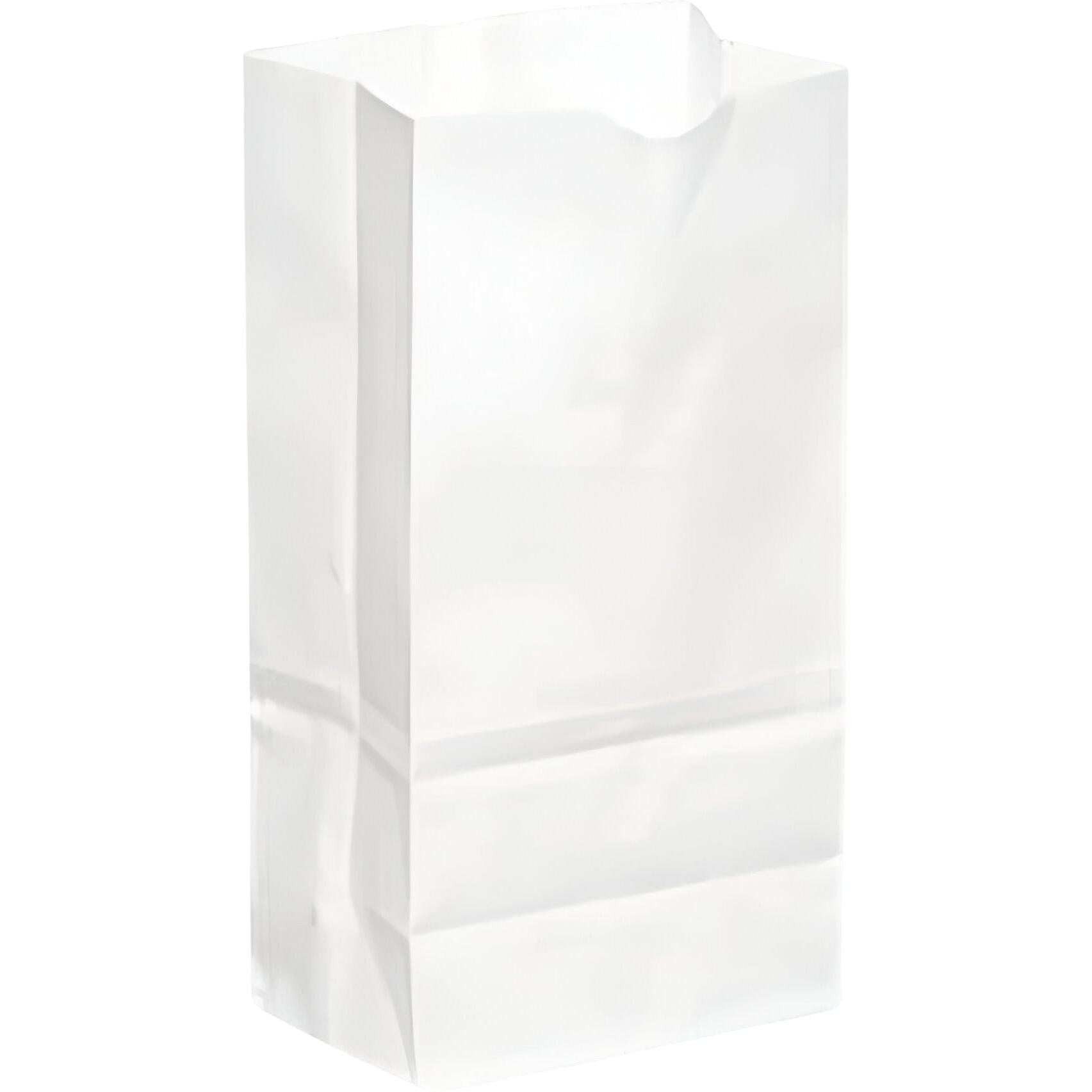 Rosenbloom - 10.25" x 10.5" x 5" White Paper Bag, 500/bn - 1000400W00