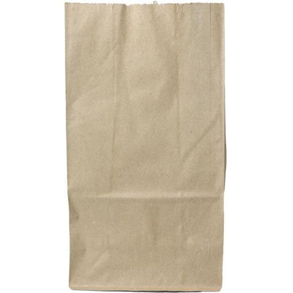 Rosenbloom - 12" x 7" x 17", 1/6 Brown Paper Barrel Bags, 500 Per Bundle - 12717X6500