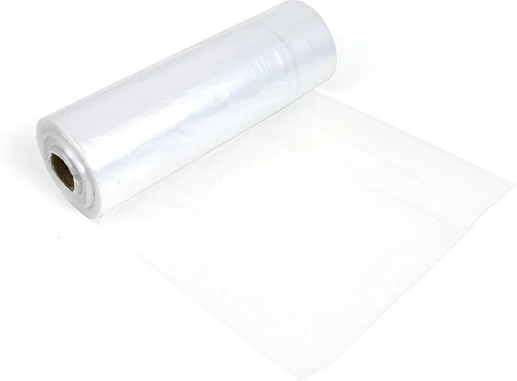 RiteSource - 17 lbs 11" x 15" 1.1 Mil Thickness HDPE (High-Density Polyethylene) Clear HD Roll Bag, 2Rl/cs, 1,000/Roll - 030895