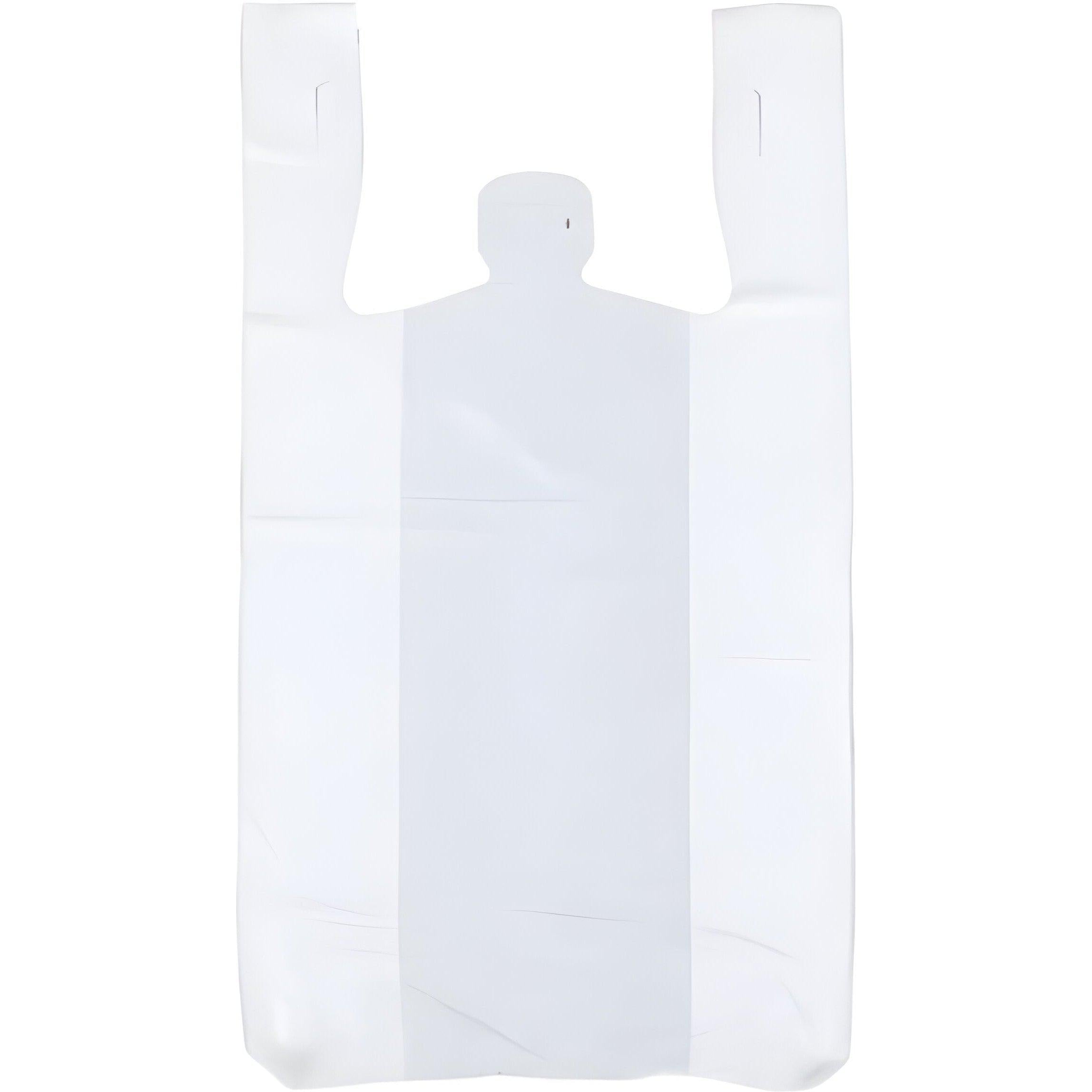 RiteSource - 11" x 6" x 20 Low Density White shopping Bag, 1000/Cs - 050025
