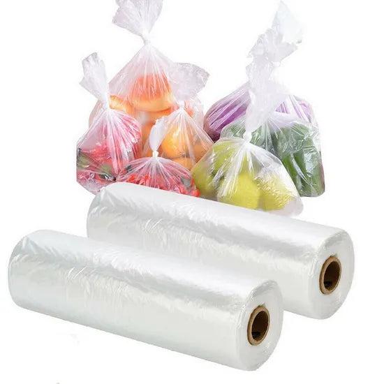 12 x 18 Clear Roll Bags, 3000/Cs - 077210
