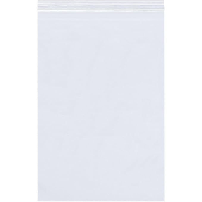 10" x 13" Reclosable Poly Bag with 2 Mil Thickness, 1000/Cs - 080250