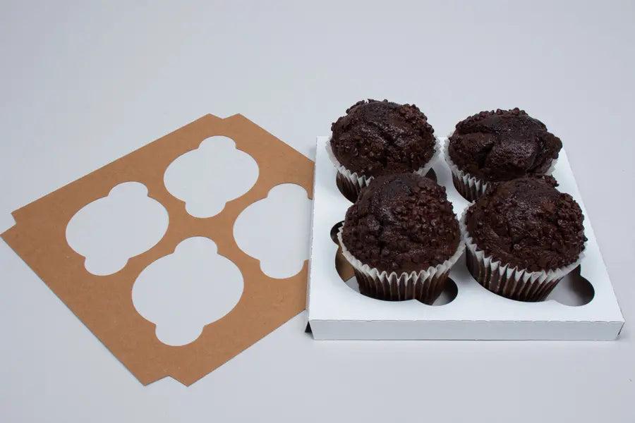 4 Cups Plain Cupcake Inserts, 200/bn - 100702