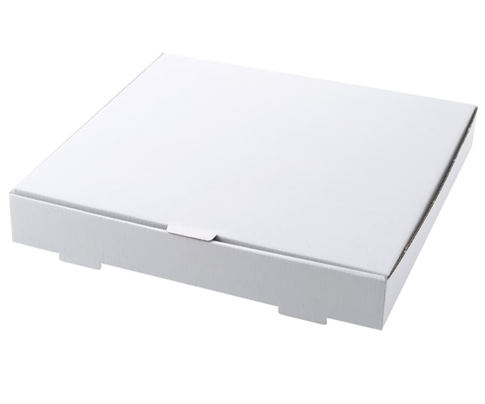 9" x 9" x 1.75" White Pizza Box, 50/bdl - 120110