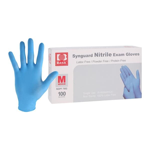 RiteTouch - BASIC Medium PF Nitrile Gloves, 100/bx, 10bx/cs - 352798