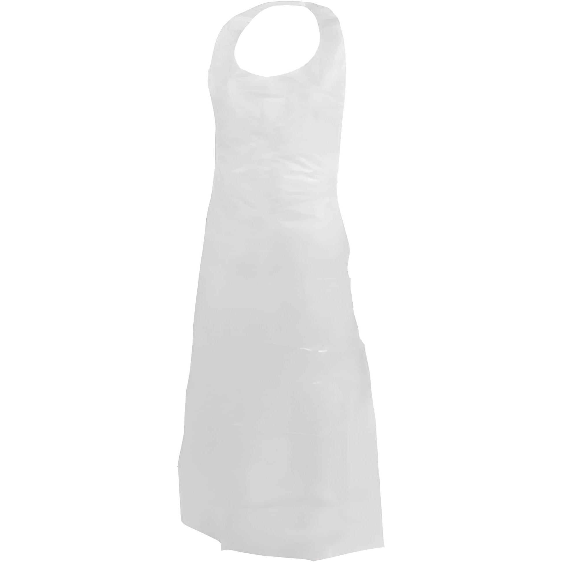 Ansell - White Disposable Plastic Aprons - 021-DA-46W-I