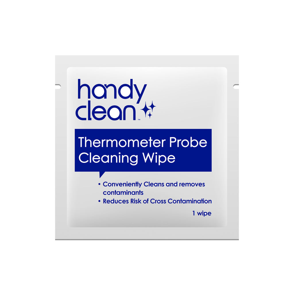 White Themometer Sanitizing Wipes, 1000/Case - F2449PKT