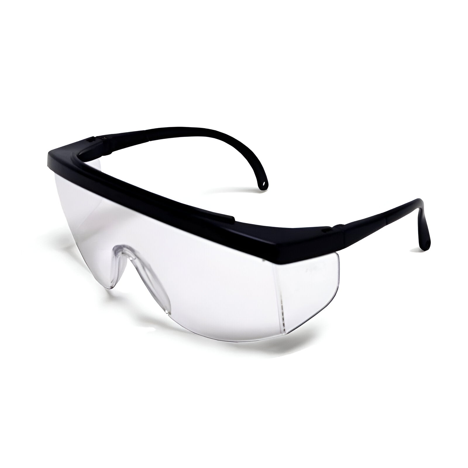 Degil Safety - JS200 Black Frame Safety Glasses with Clear Lens, 5 Pair, 12 pair/box - 175947