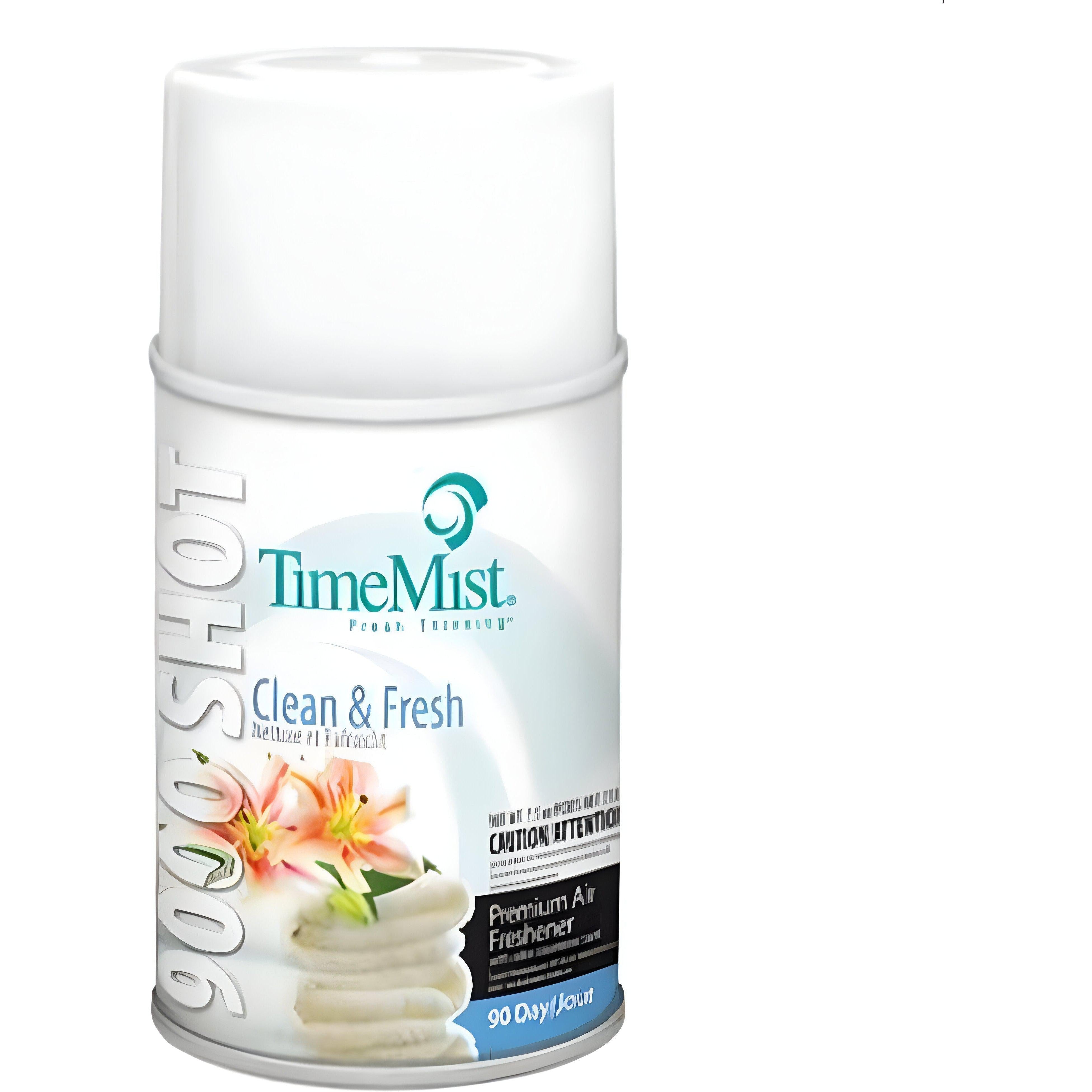 Timemist - 90 Day Refill Clean & Fresh Metered Air Care, 6Cn/Cs - B68001