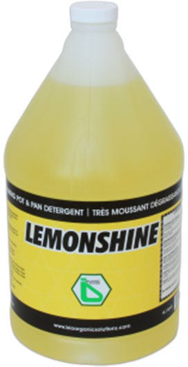 Lemonshine - 4 L High Foaming Lemon Dish, Pot & Pan Detergent, 4Jg/Cs - 100250