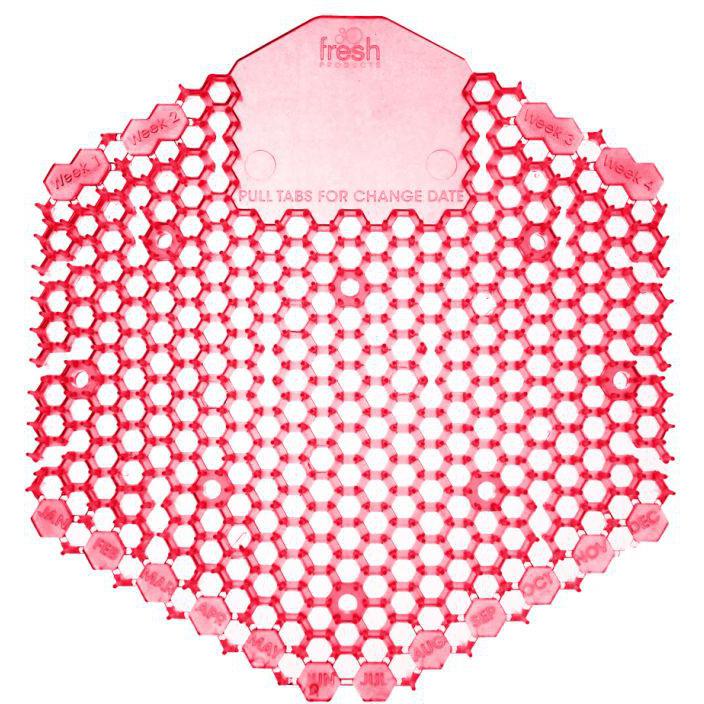 Fresh Products - Wave 3D Urinal Screen, 6 Bx/Cs - 3WDS-F-010I060M-09