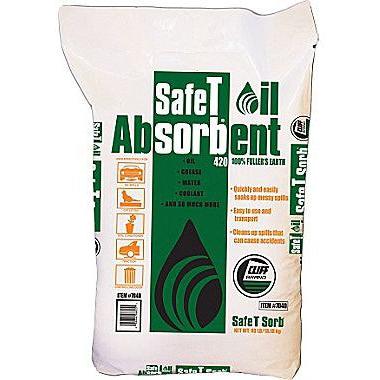 Toronto Salt & Chemicals - Cliff Safe-T Oil/Grease Absorbent, 56Bg/Sk - 2410096825