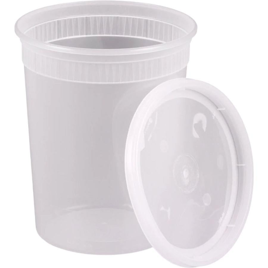 Kari-Out - 32 Oz Deli Container with Lid Combo, 240/Cs - TD40032