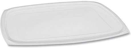 Pactiv Evergreen - Clear Flat Lid fits 48 - 64 oz Plastic Containers, 220/Cs - YC18-5300