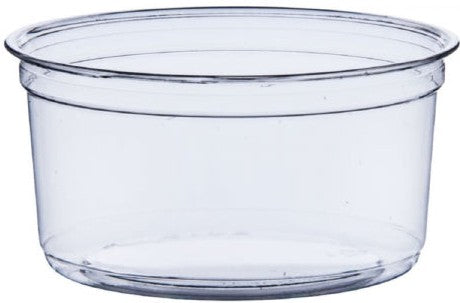 Dart Container - Clear 16 oz-24 oz Round Salad Bowl Lid Plastic Containers , 1000/cs - LCR16F