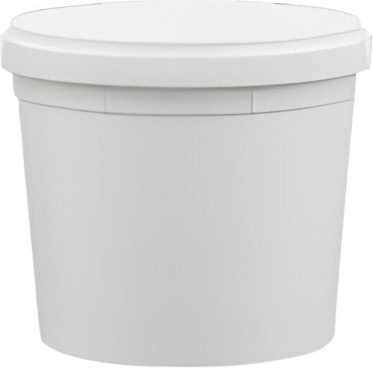 E. Hofmann Plastics - 88 Oz White Tamper Evident Pail with Handle - PR26