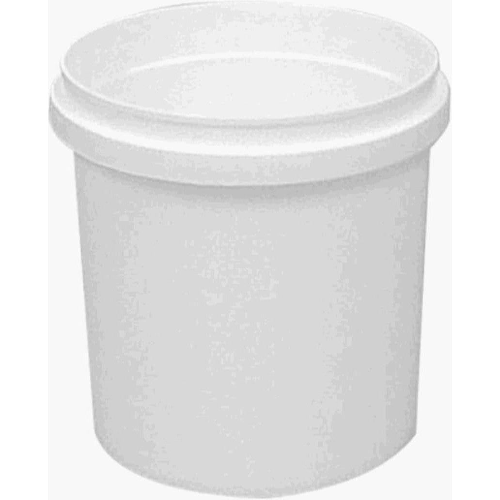 E. Hofmann Plastics - 88 Oz White Tempe Evident Pail - PR0260001PHS1200