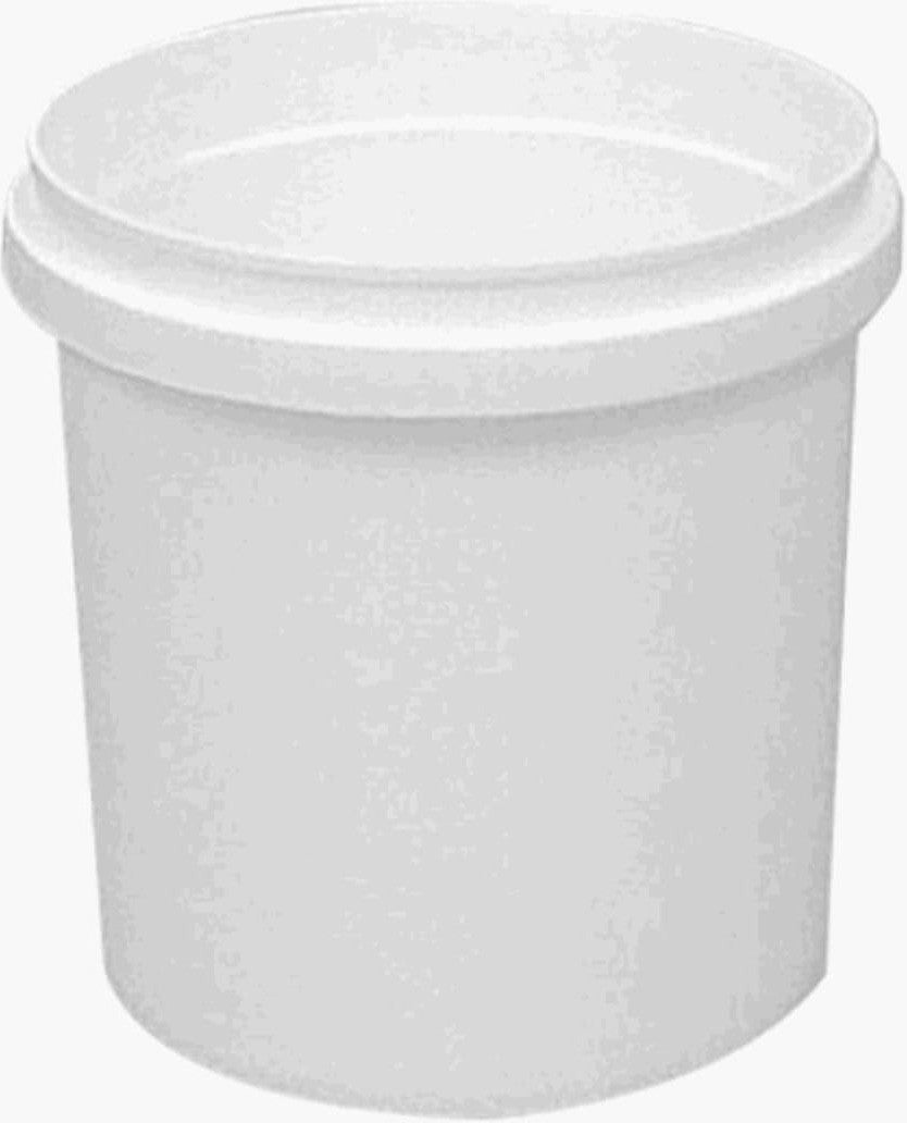 E. Hofmann Plastics - 88 Oz White Tempe Evident Pail - PR0260001PHS1200